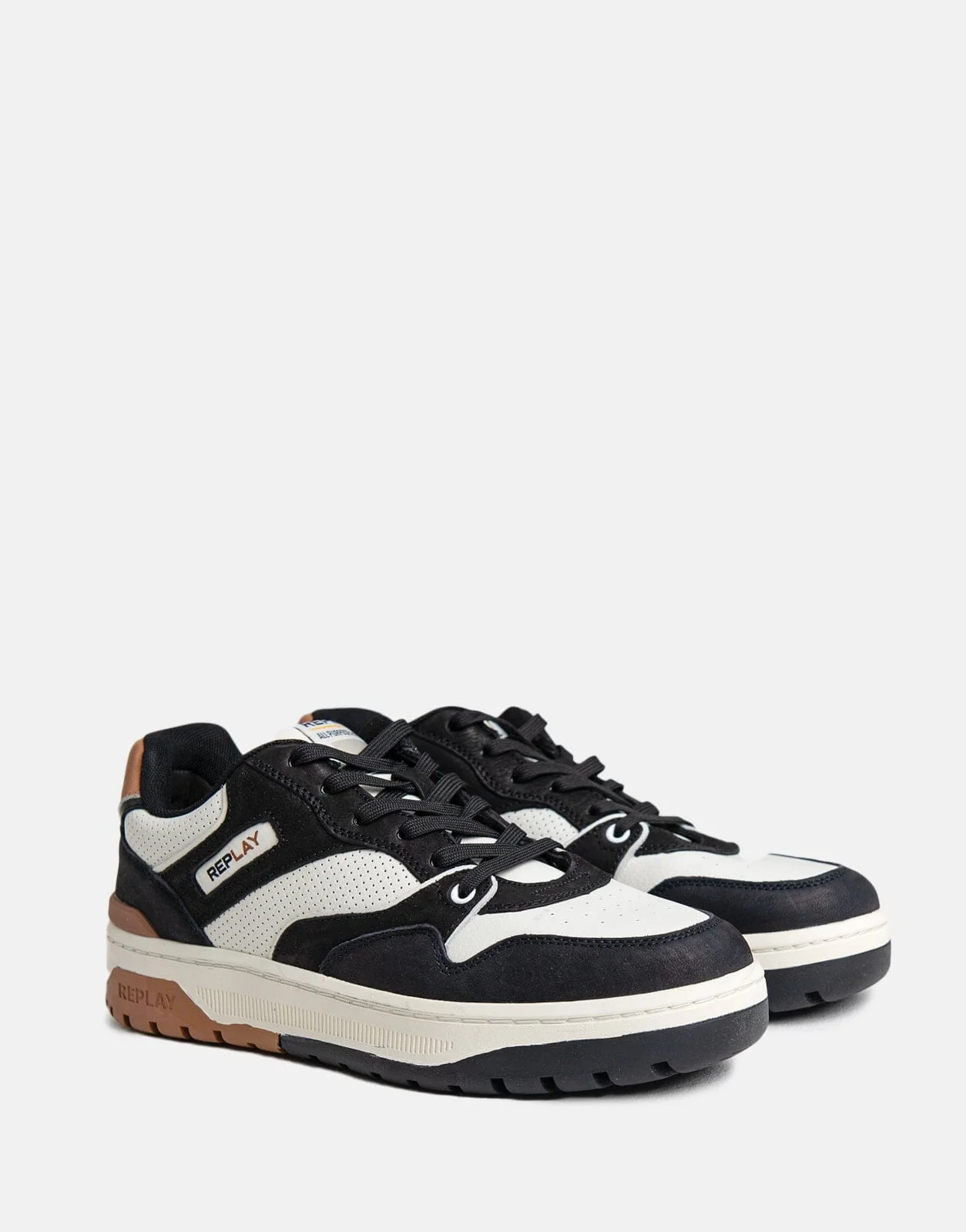 Replay Gemini Civil Navy/Tofu Tan Sneakers