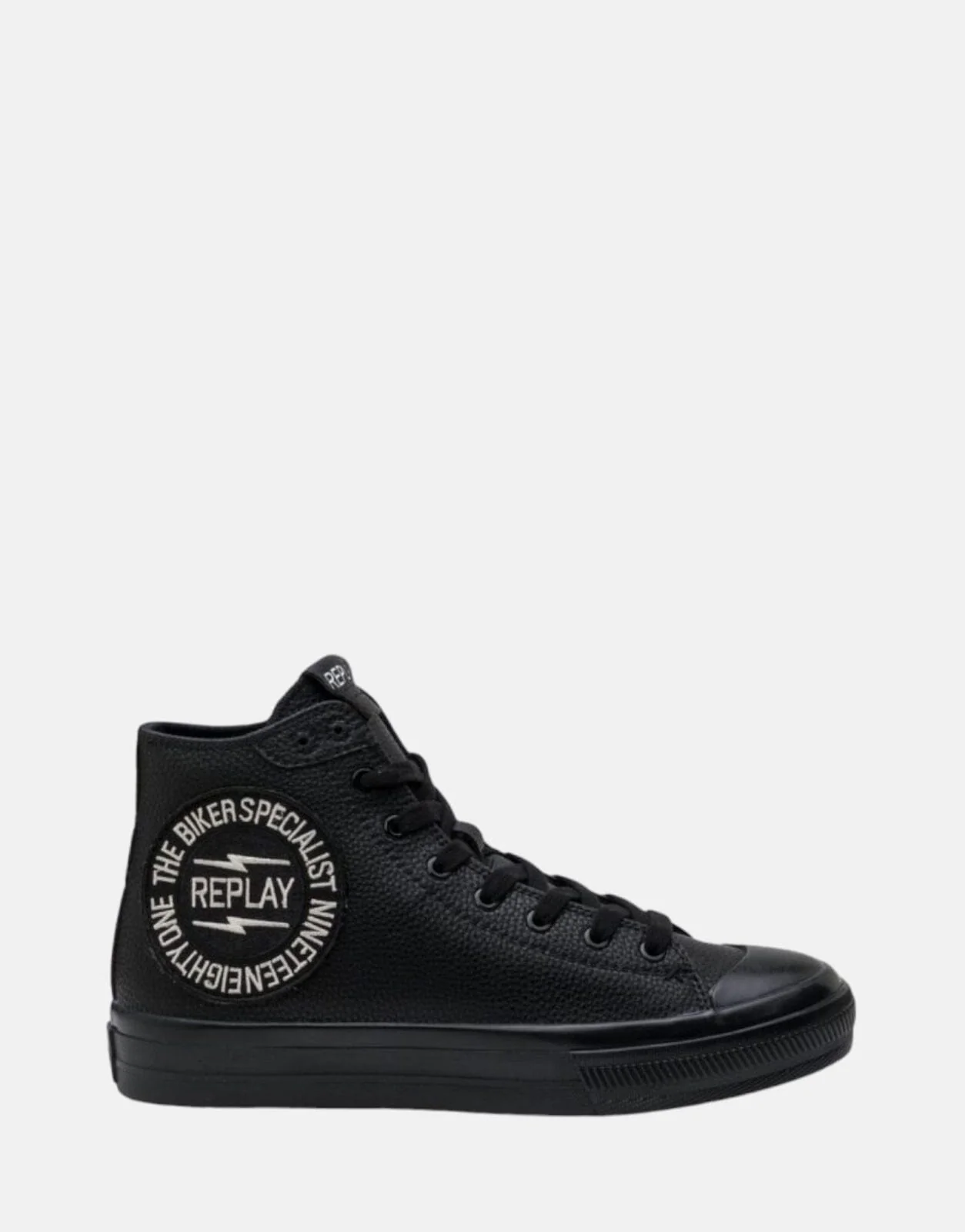 Replay Snap Biker Black Sneakers
