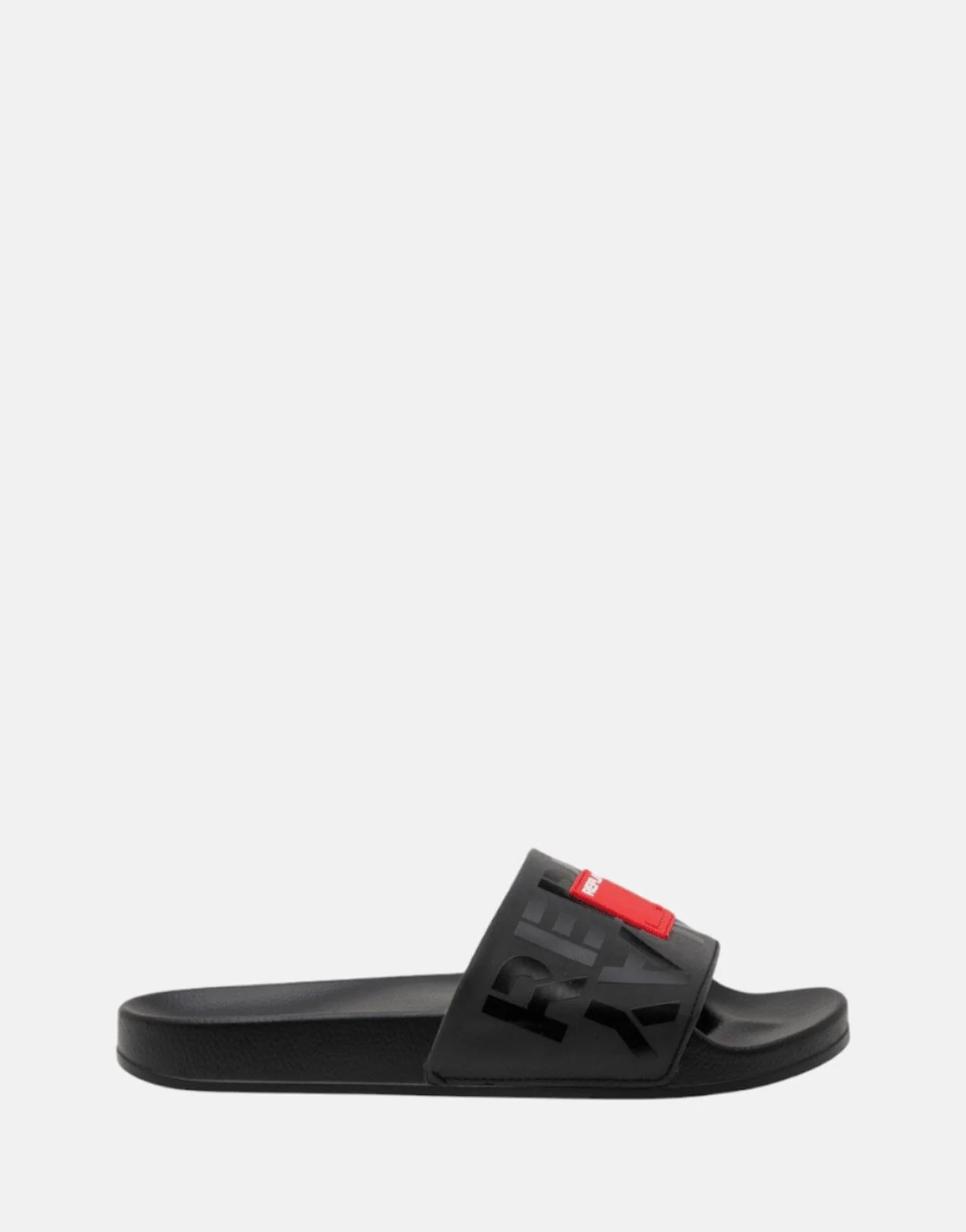 Replay Up Label Black/Red Slides