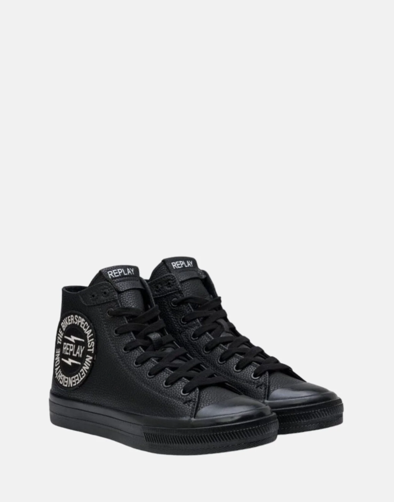 Replay Snap Biker Black Sneakers