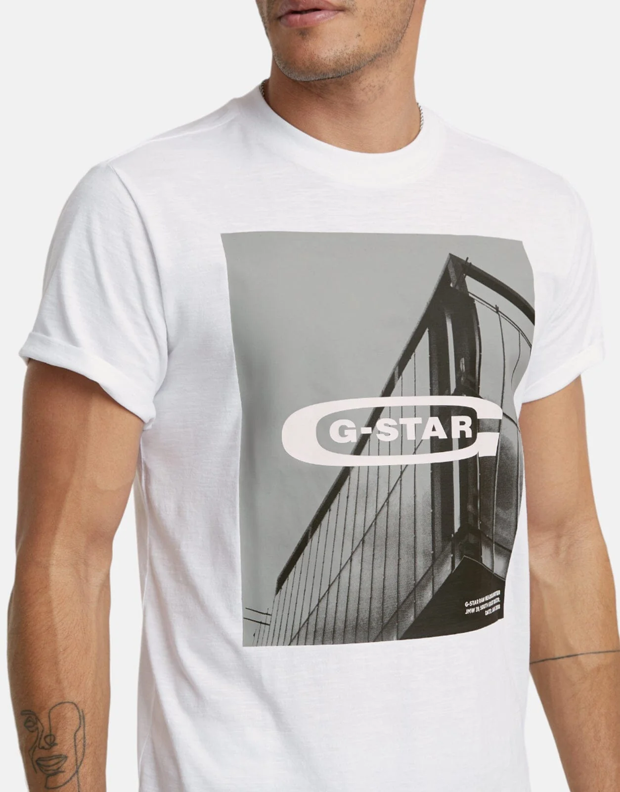 G-Star RAW HQ Oldskool Logo T-Shirt