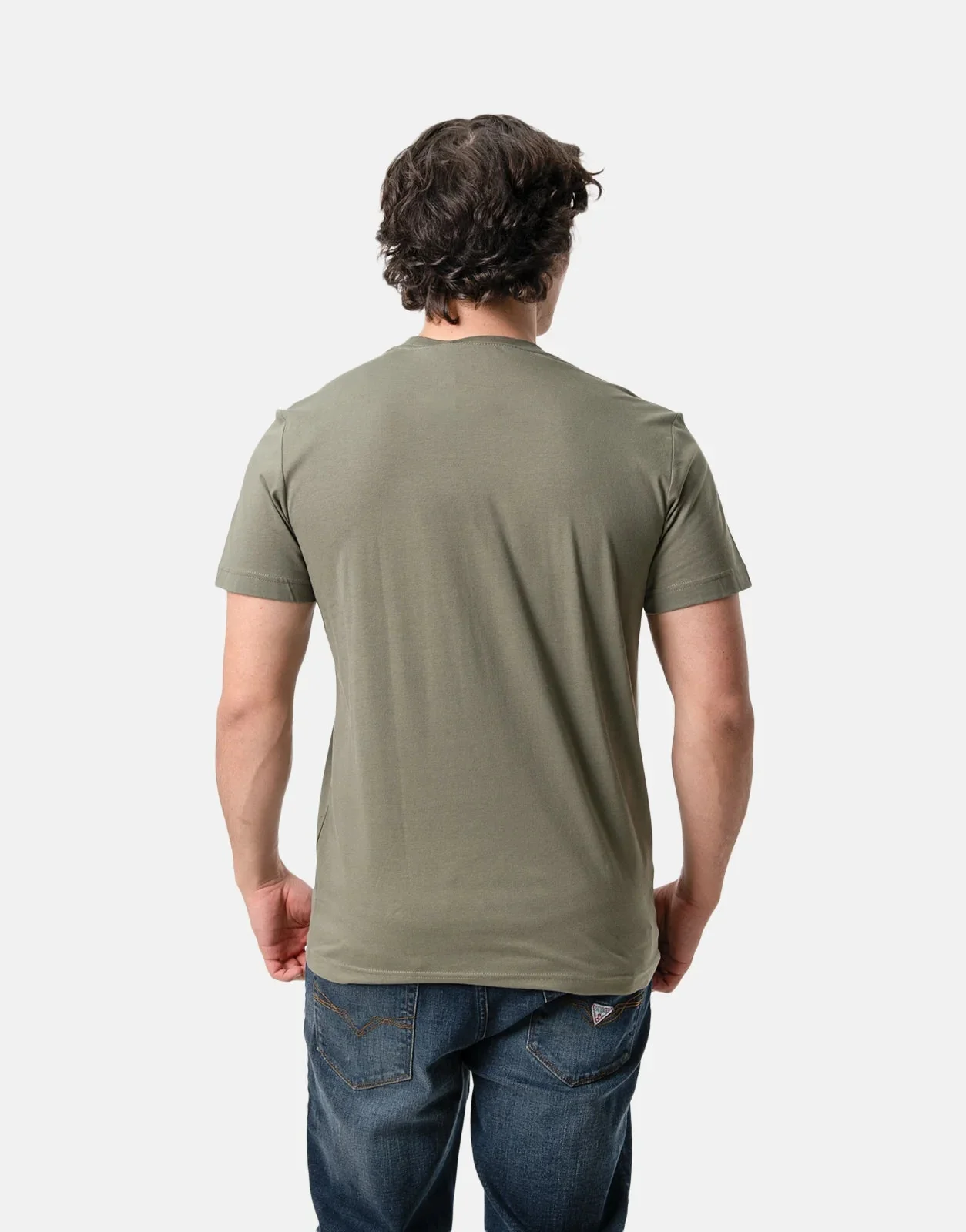 Calvin Klein Embro Badge T-Shirt Olive