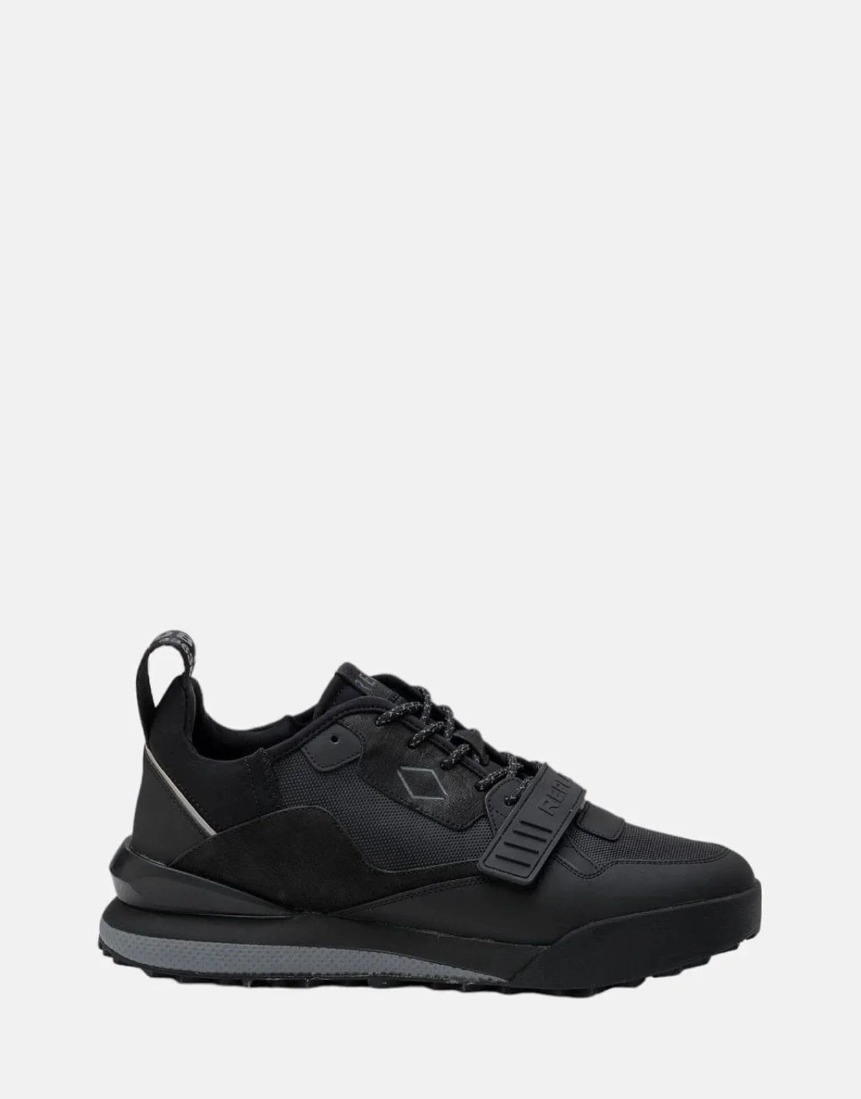 Replay Field Strap Black Sneakers