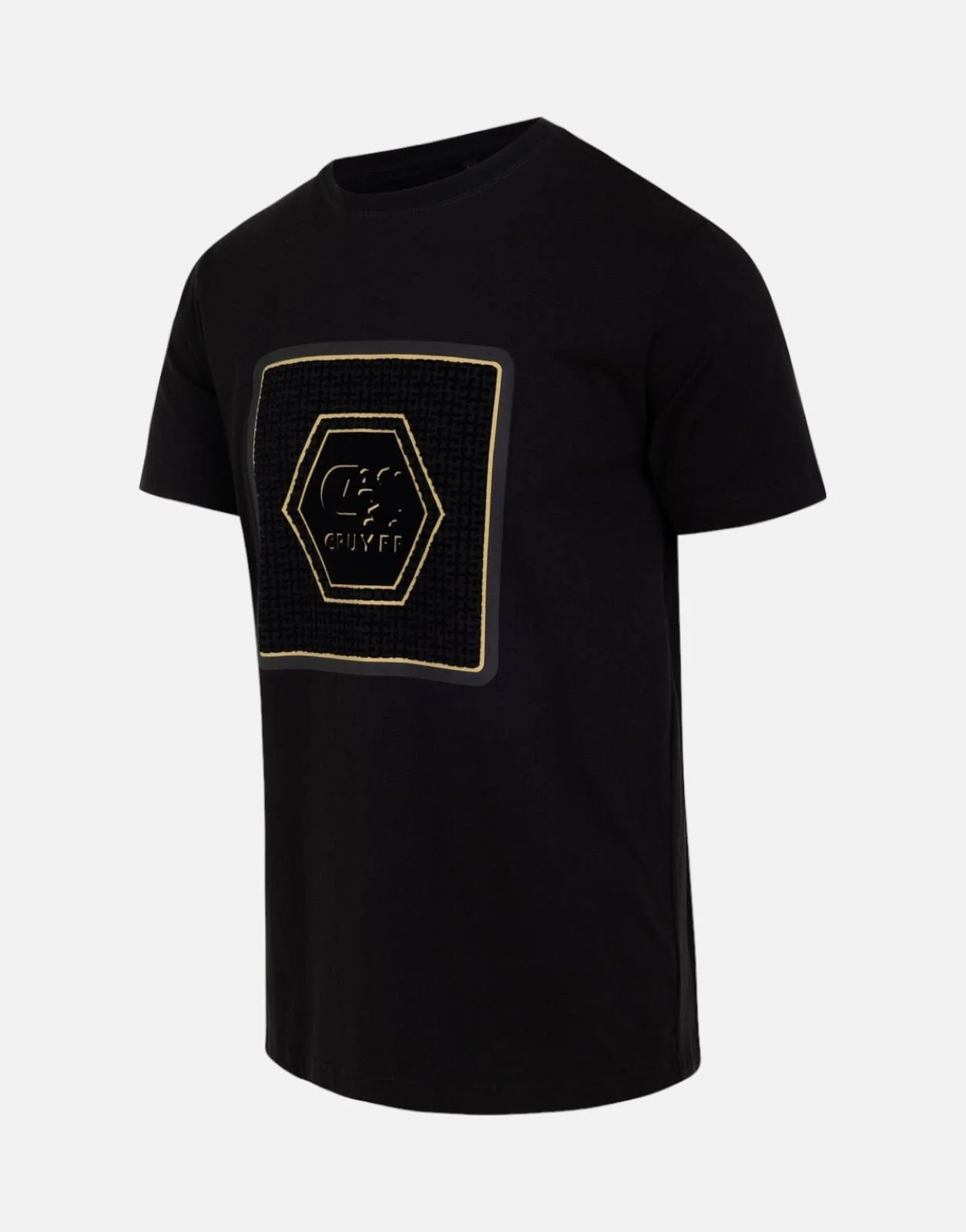 Cruyff Flock Black T-Shirt