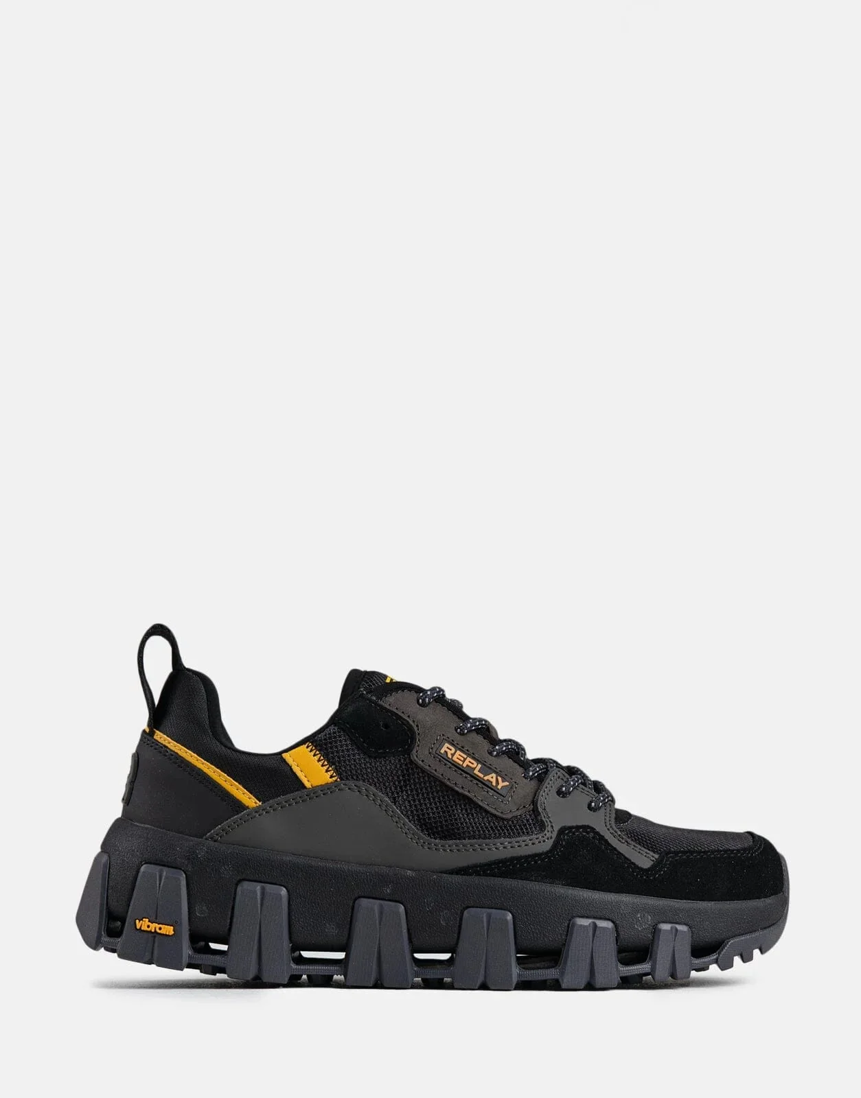 Replay Shel M Desert Sneakers Black/Yellow
