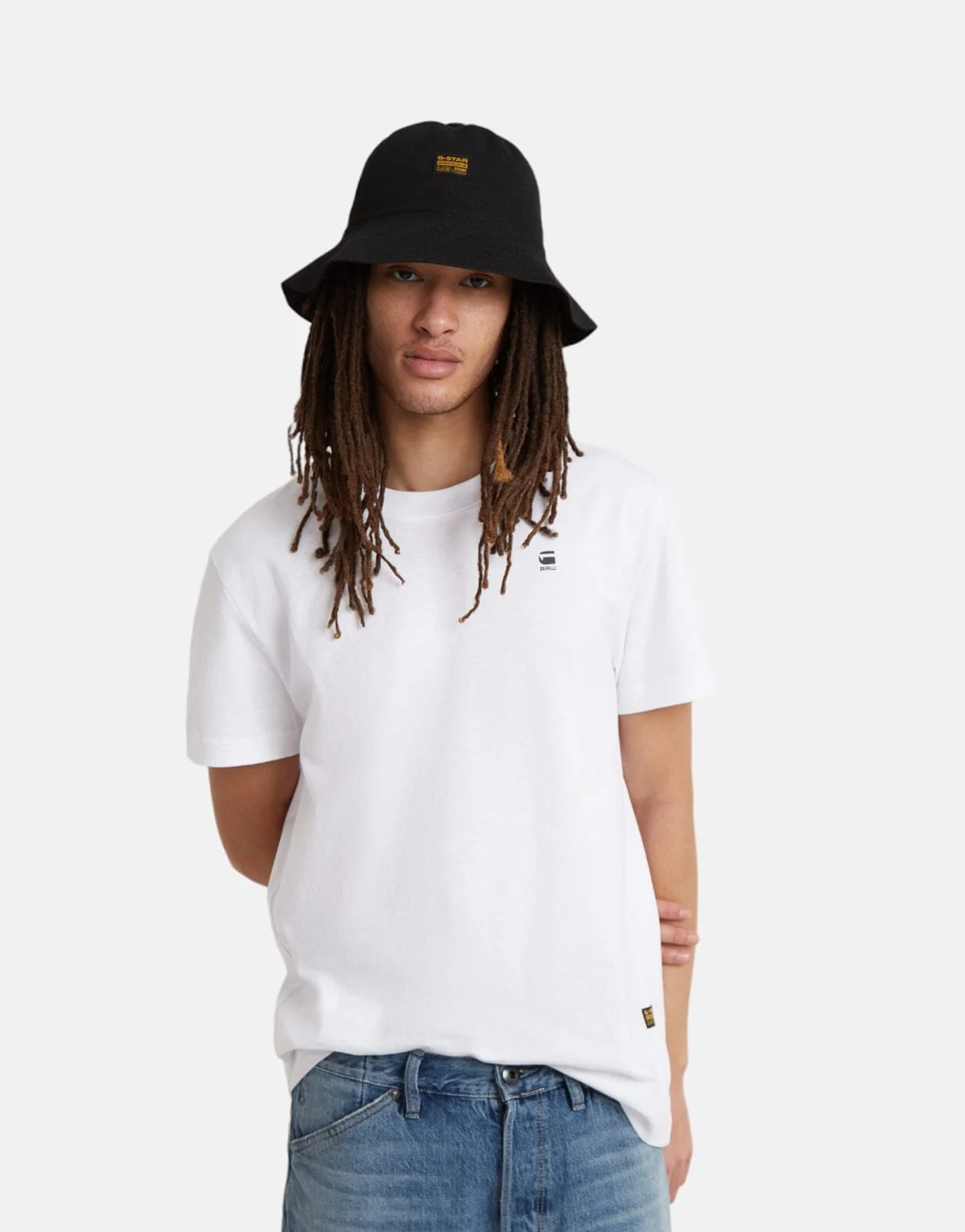 G-Star RAW Painted Back Graphic T-Shirt White