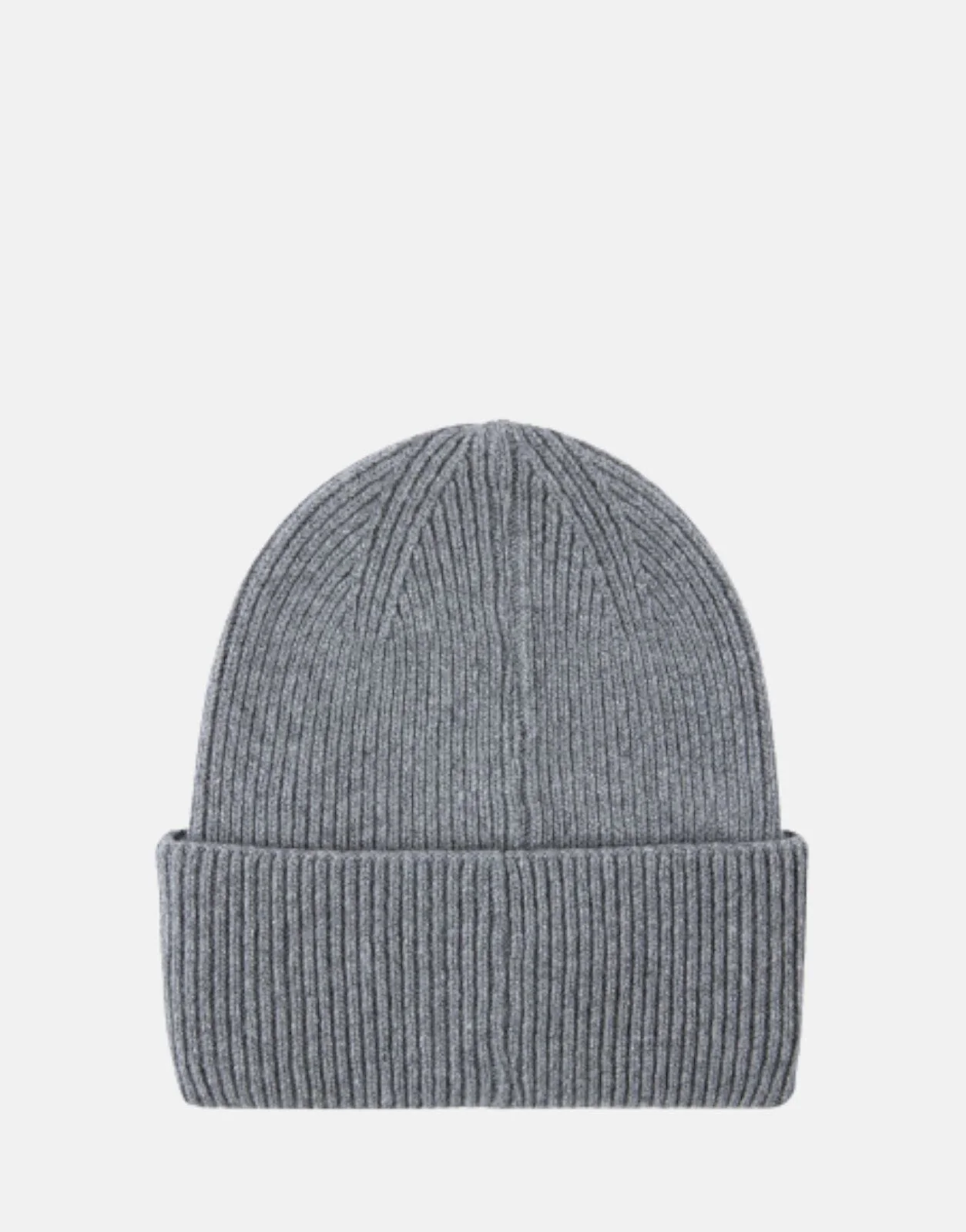 Replay Essentials Ribbed Beanie Grey Melange