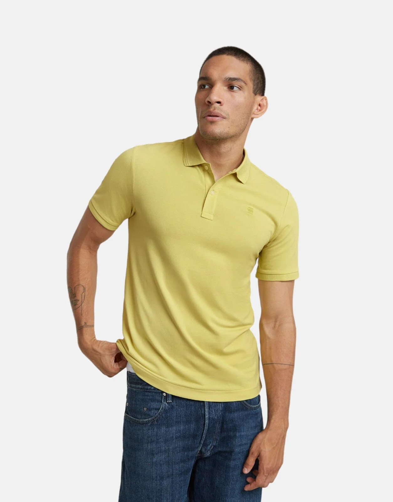 G-Star RAW Dunda Slim Polo Linden Green