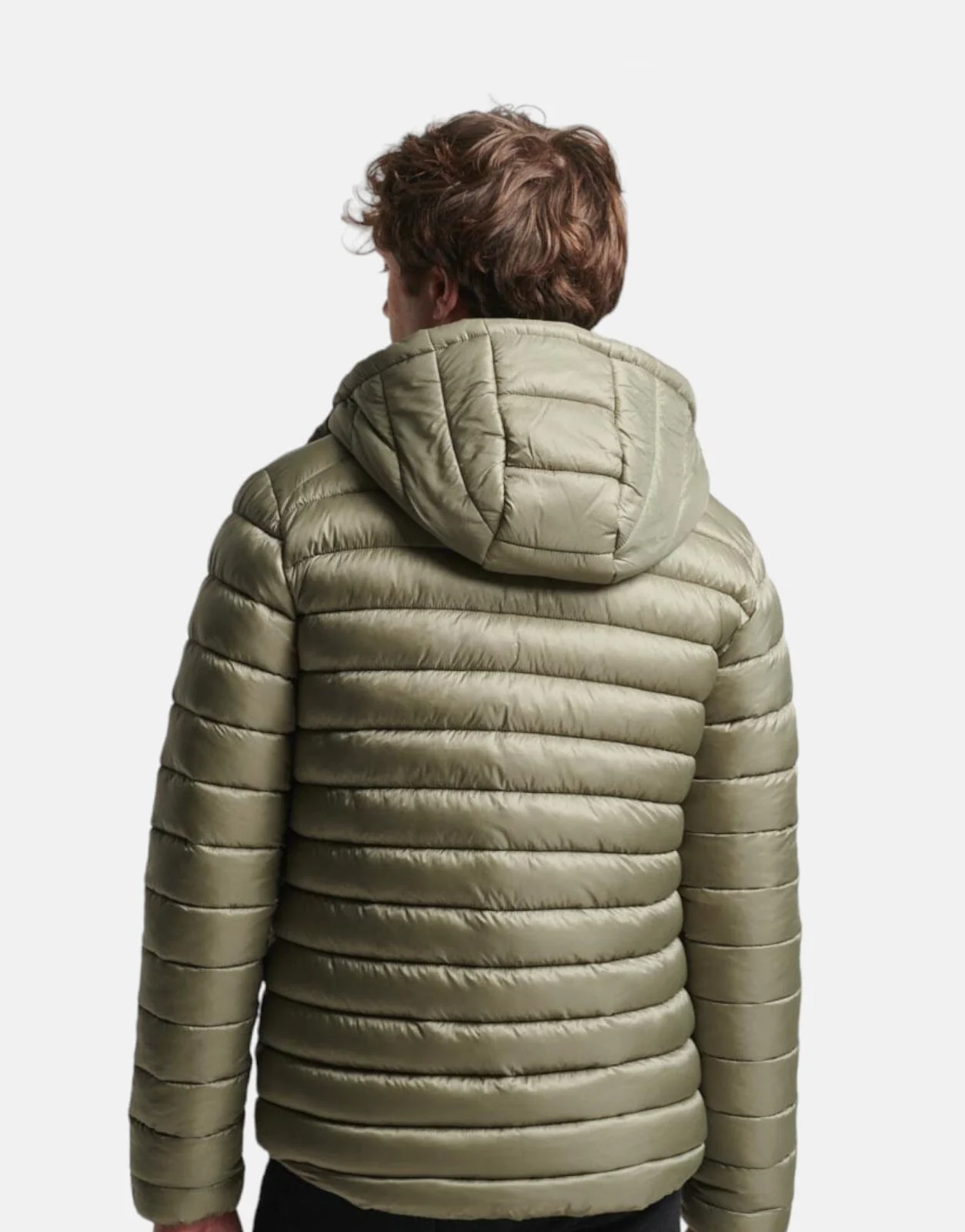 Superdry Hooded Fuji Sport Padded Jacket Green