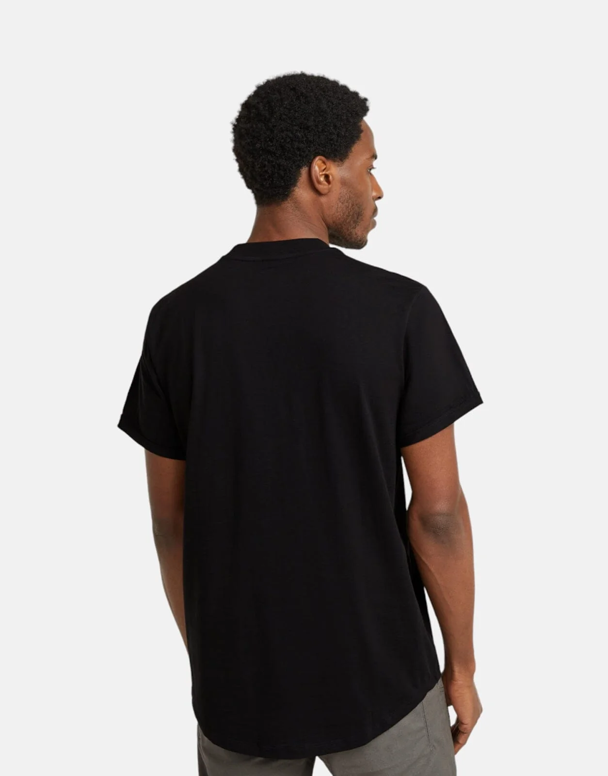 G-Star RAW HQ Oldskool Logo Black T-Shirt