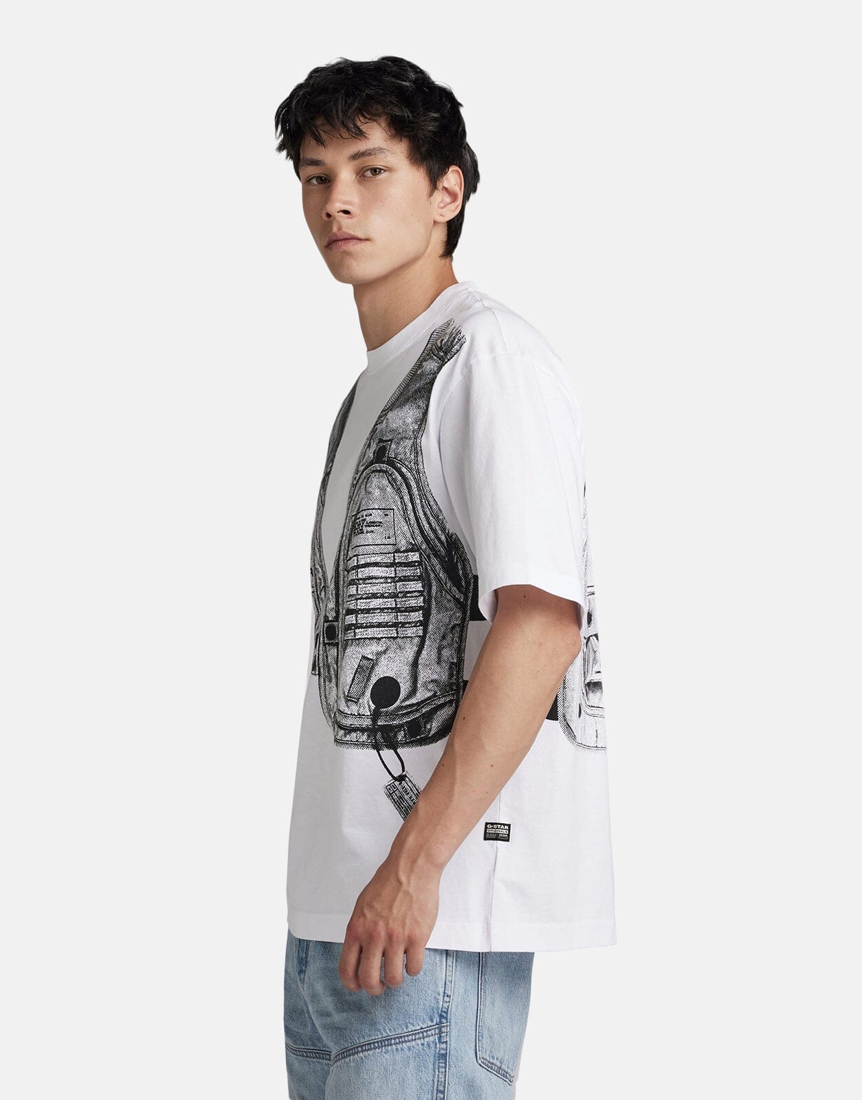 G-Star RAW Archive Vest Boxy T-Shirt White
