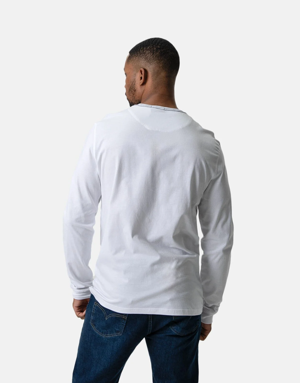 Polo LS Essential White T-Shirt