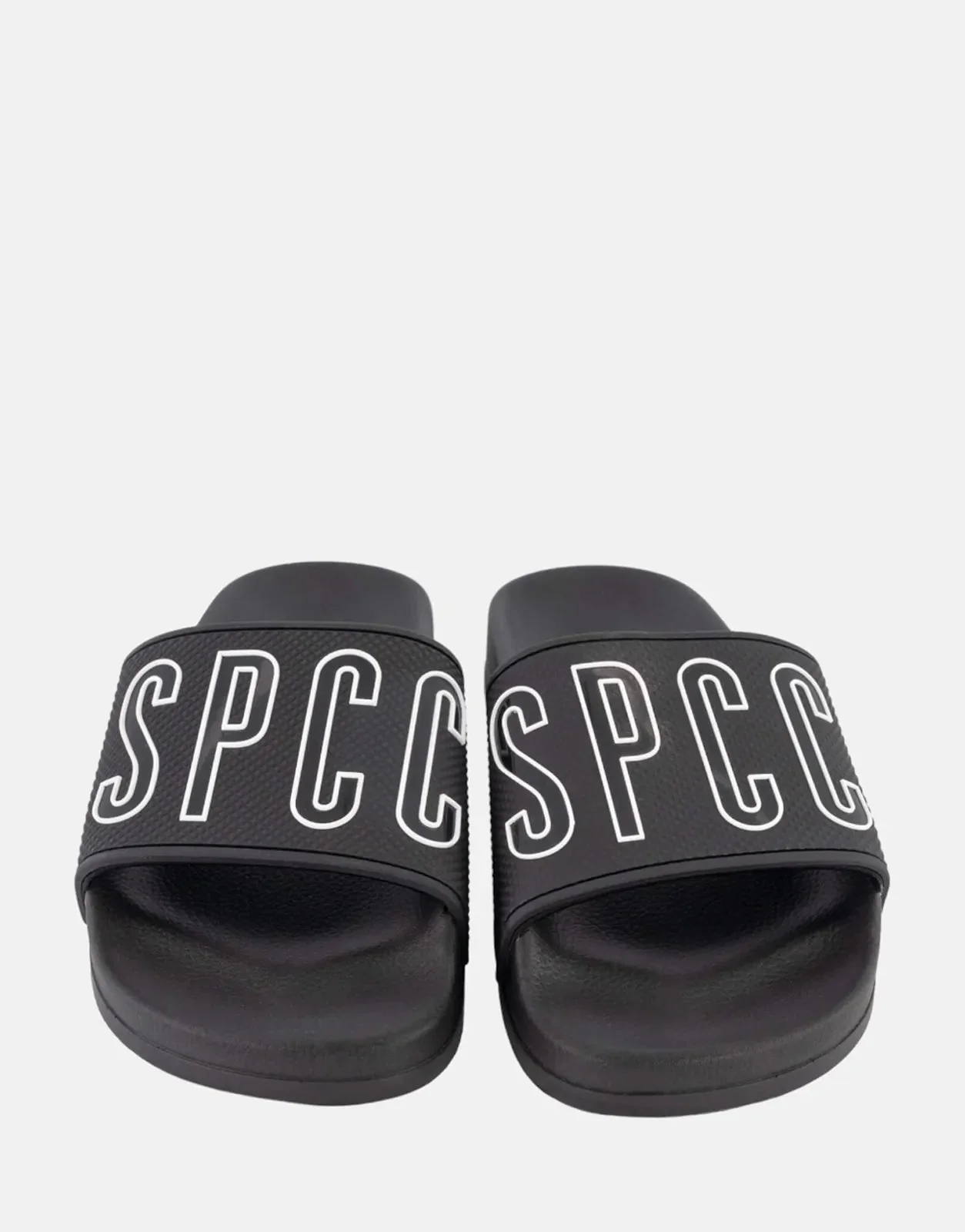 SPCC Rhomer Black Slides