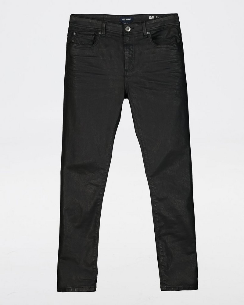 Men’s Joel Coated Black Denim