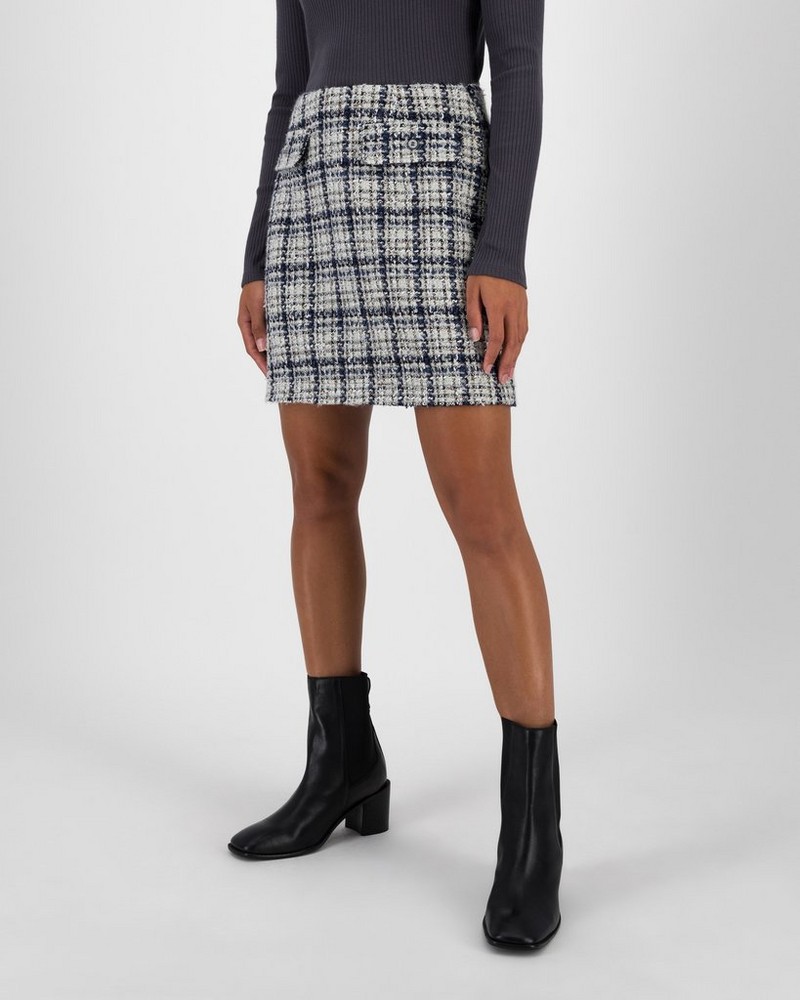 Women’s Sofia Tweed Mini Skirt