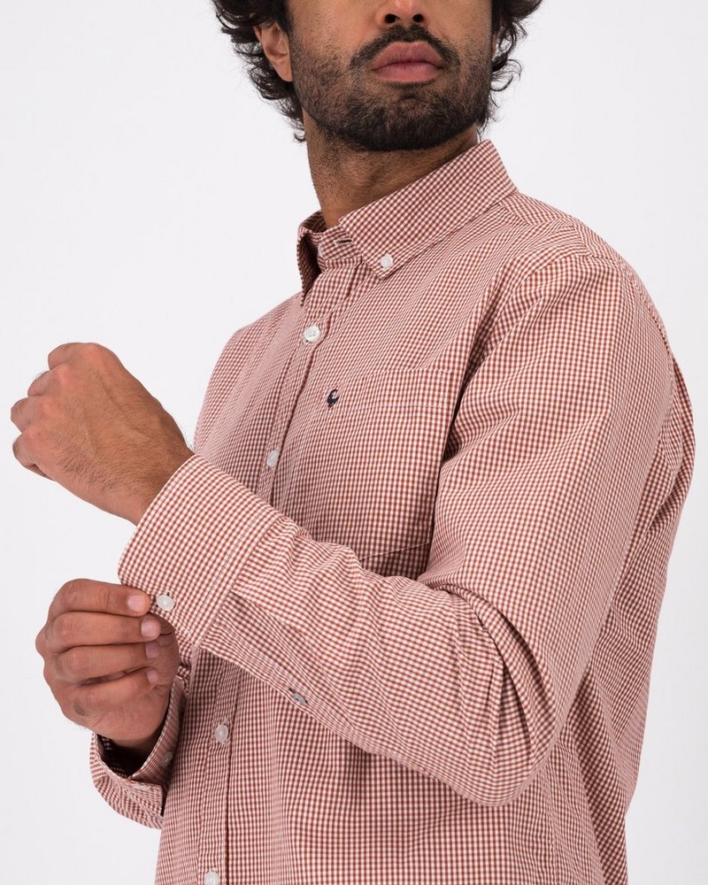 Men’s Roger Gingham Regular Fit Shirt