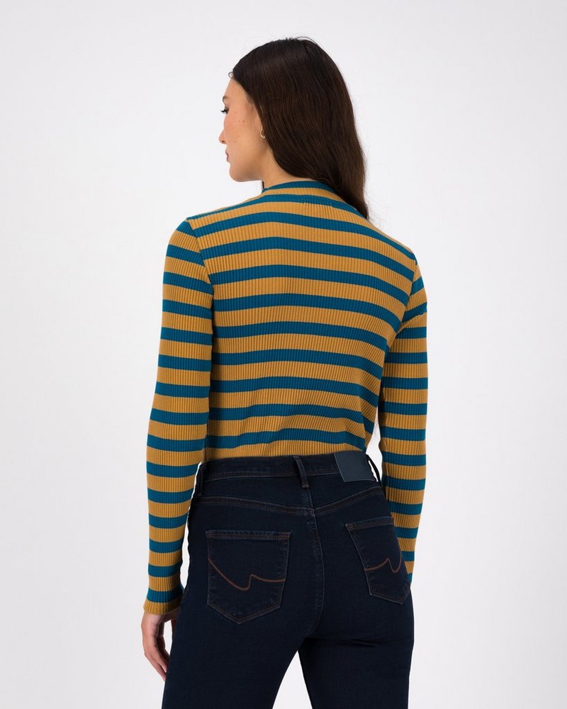 Women’s Grace Ribbed Polo Neck