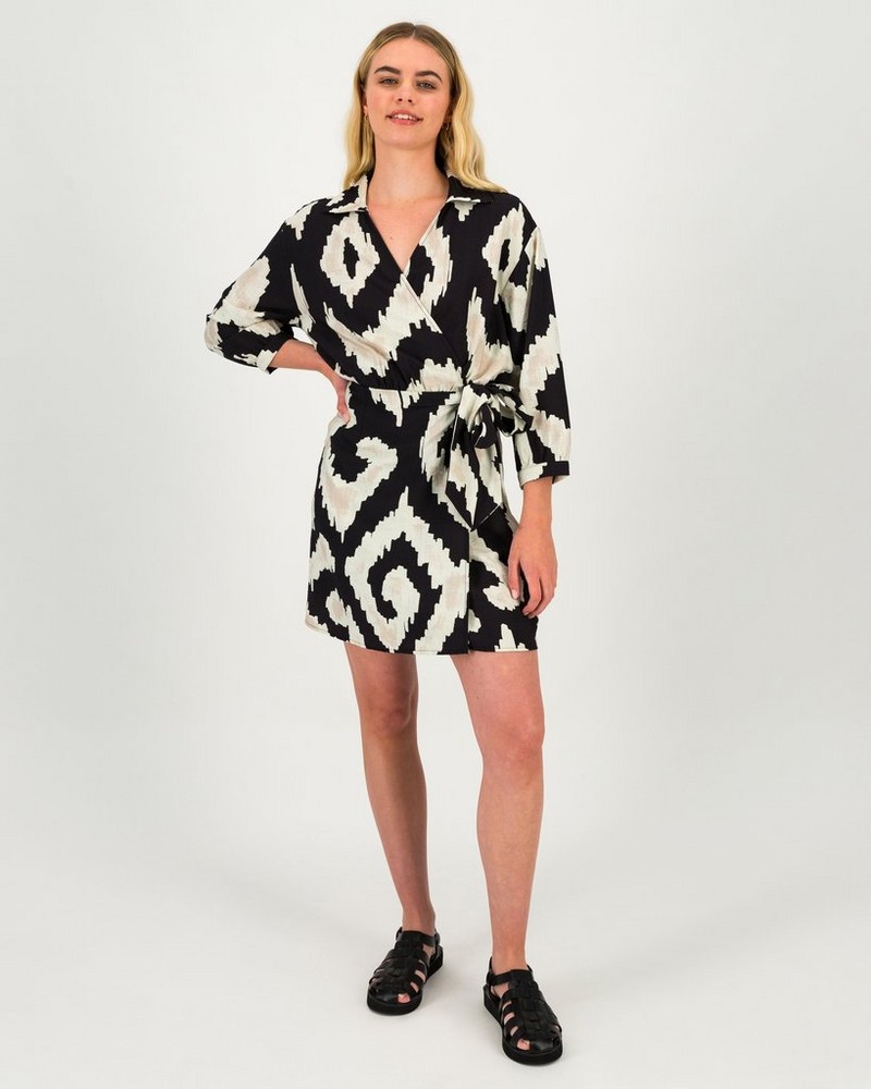 Women’s Darcy Printed Wrap Dress