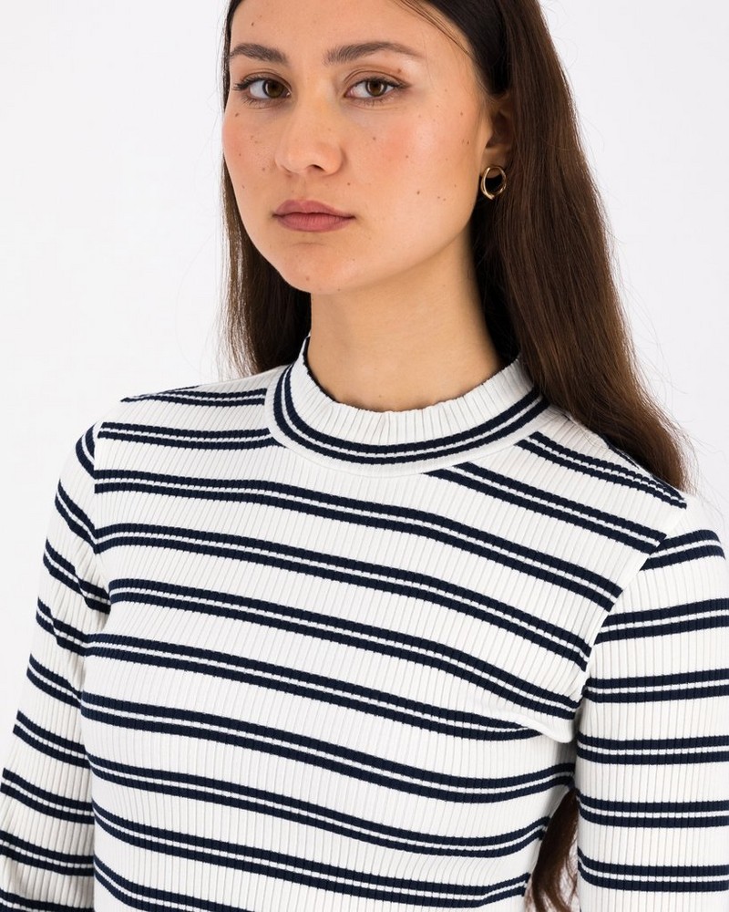 Women’s Grace Ribbed Polo Neck