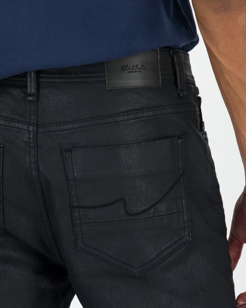 Men’s Joel Coated Black Denim