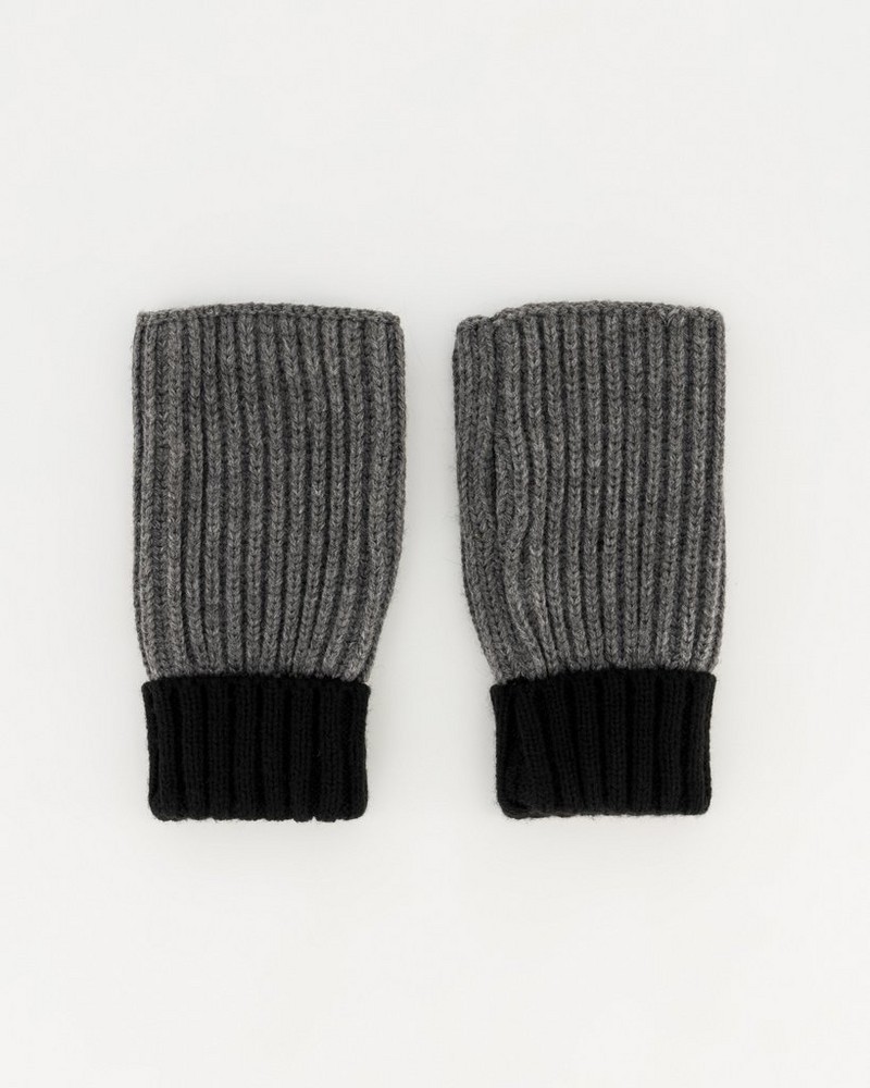 Men’s Bolt Fingerless Knitted Gloves