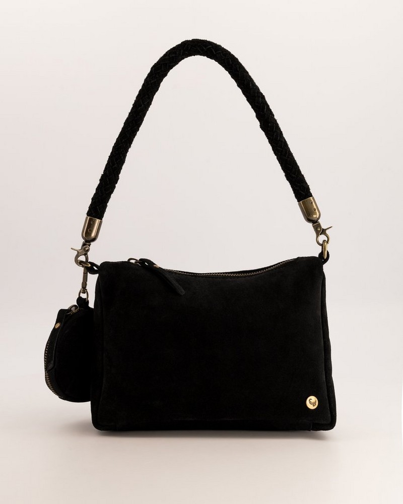 Women's Reece Plaited Handle & Pouch Shoulder Bag