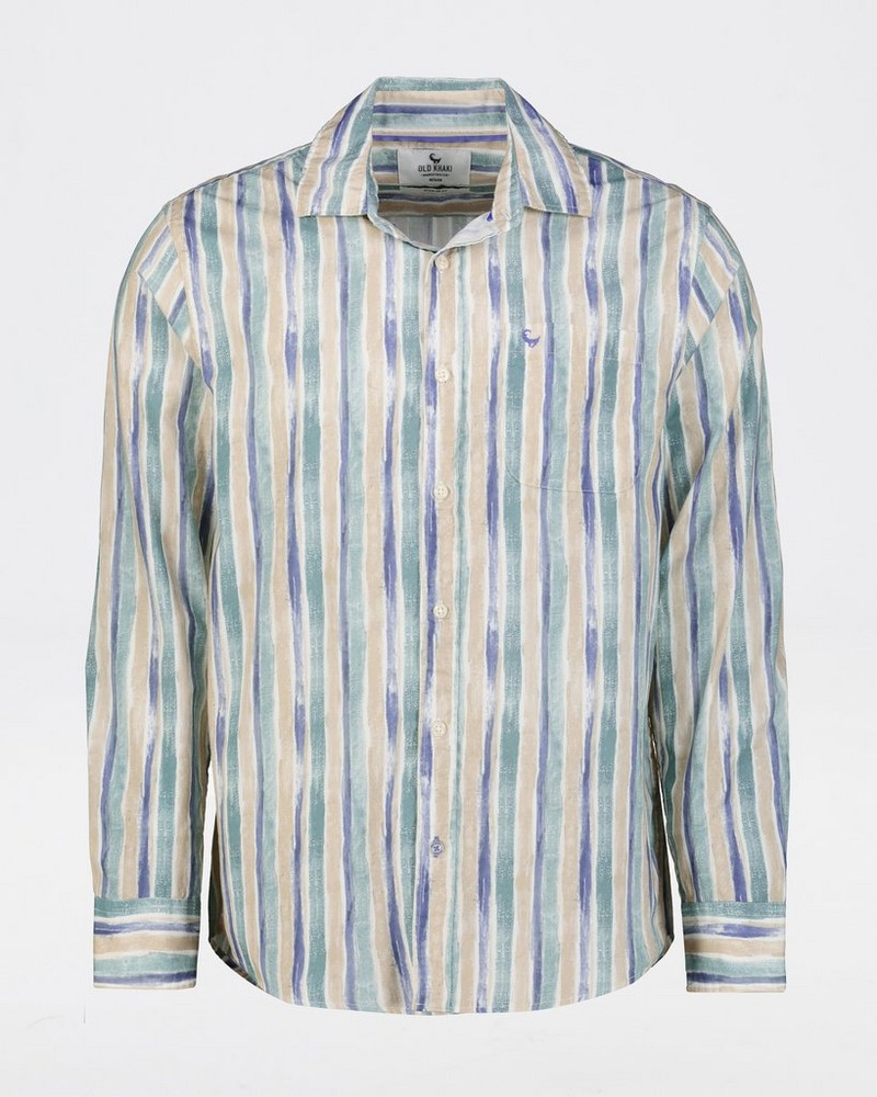 Men’s Vincent Wide Stripe Regular Fit Shirt