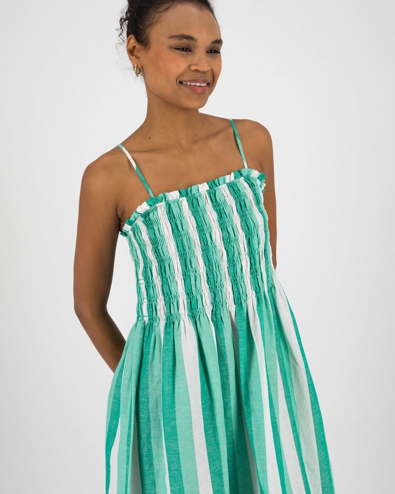 Women’s Minki Striped Midi Dress