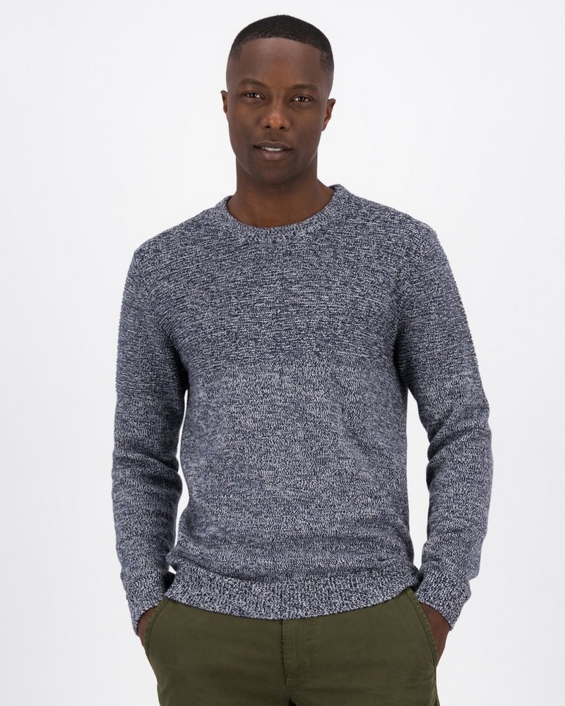 Men’s Crayson Textured Crew Neck Knit