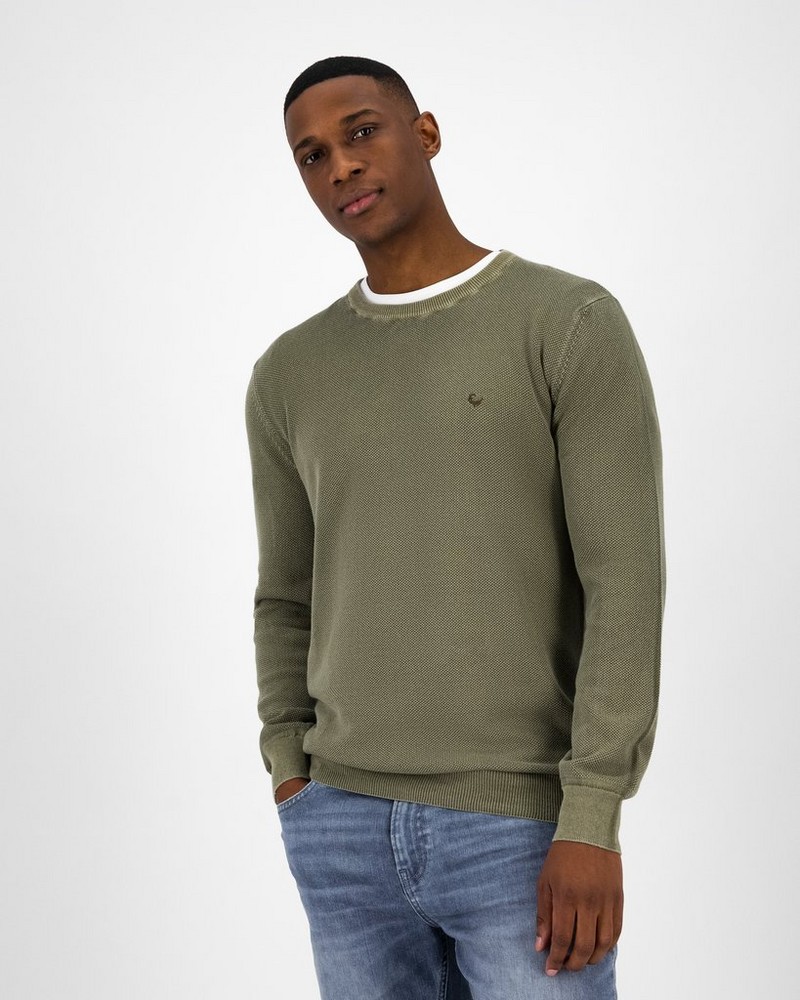 Men’s Blake Overdyed Pique Knit