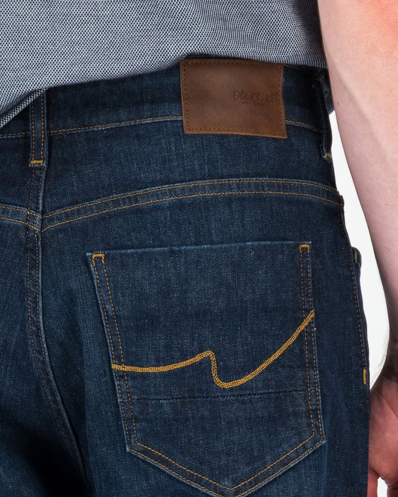 Men’s Jordy 7 Mid Wash Straight Denim