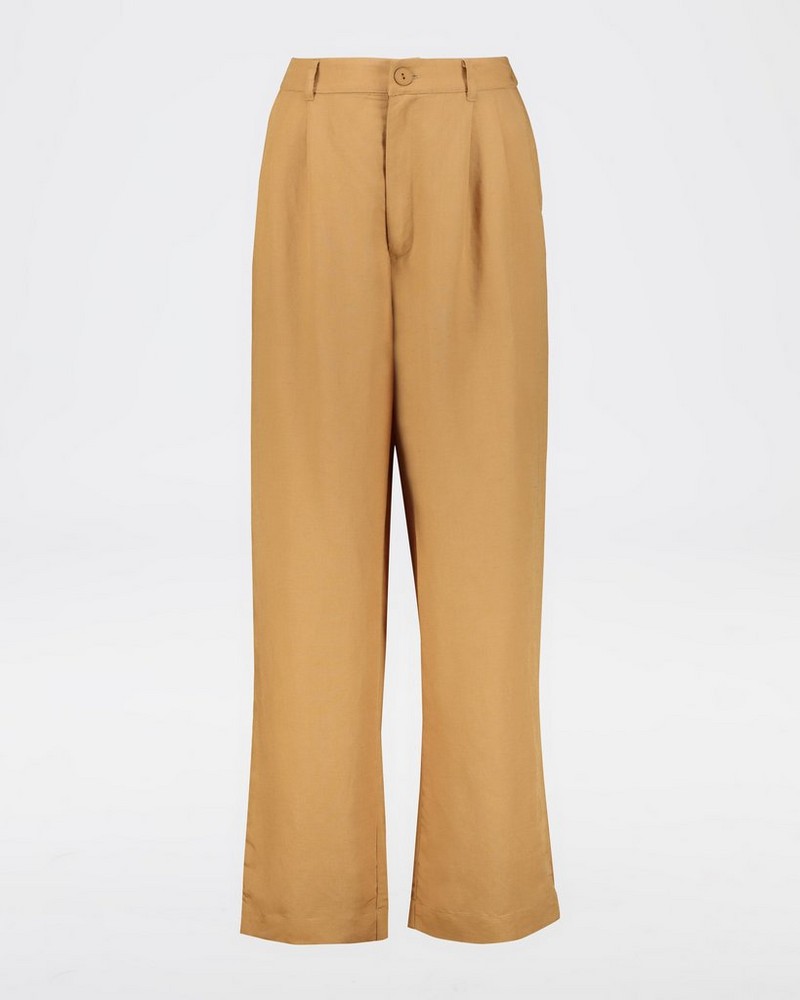 Women’s Priya Pleated Linen Pants