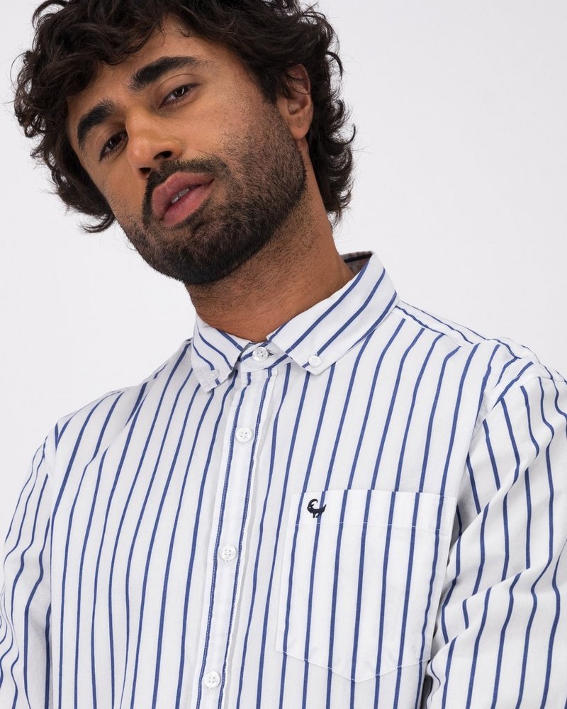 Men’s Denton Stripe Slim Fit Shirt