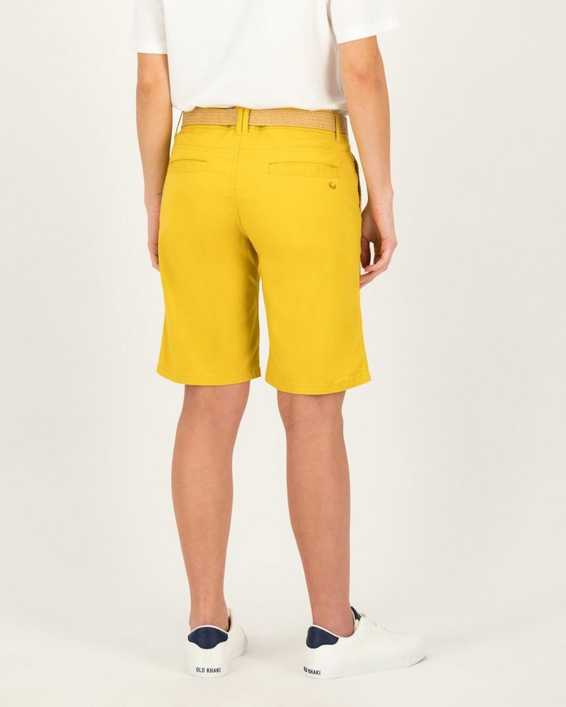 Women's Cate Belted Chino Shorts