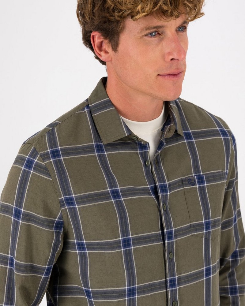 Men’s Lucas Check Slim Fit Shirt