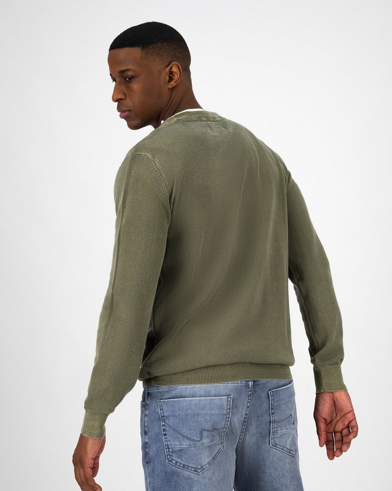 Men’s Blake Overdyed Pique Knit