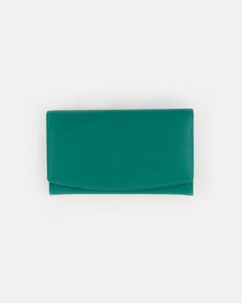 Zintle Fold-Over Leather Wallet