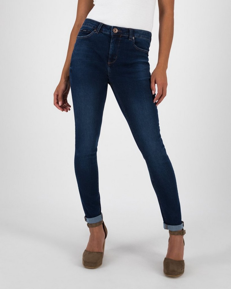 Women's Amanda Mid-Rise Skinny Denim