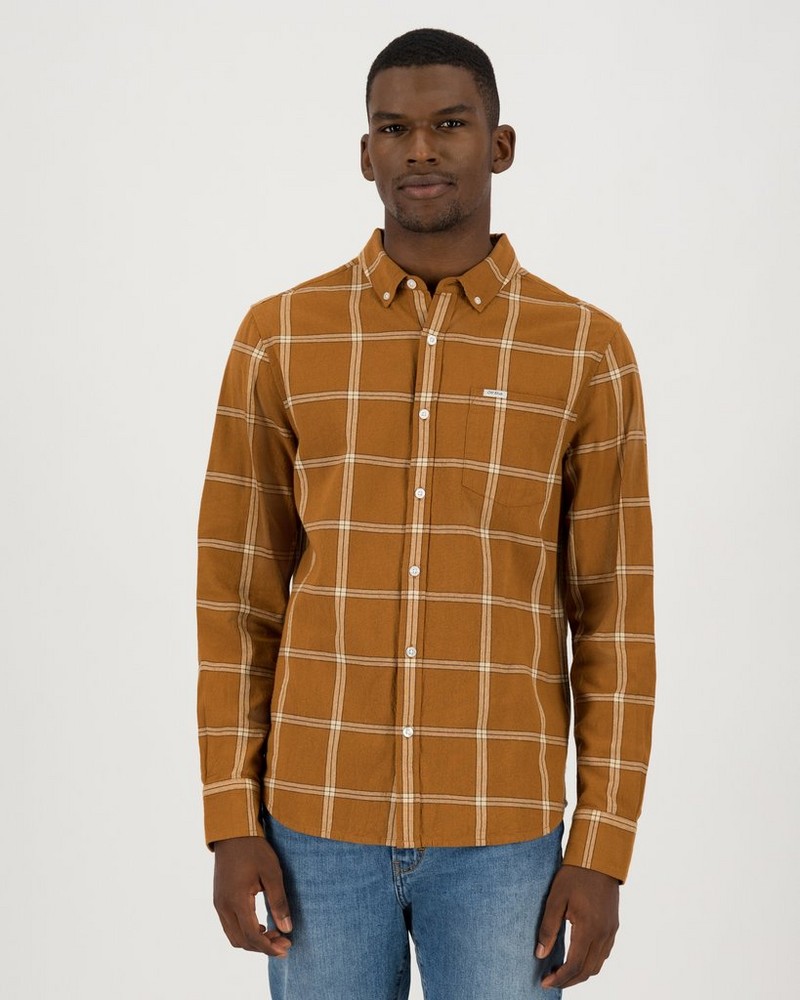 Men's Derek Textured Slim Fit Shirt