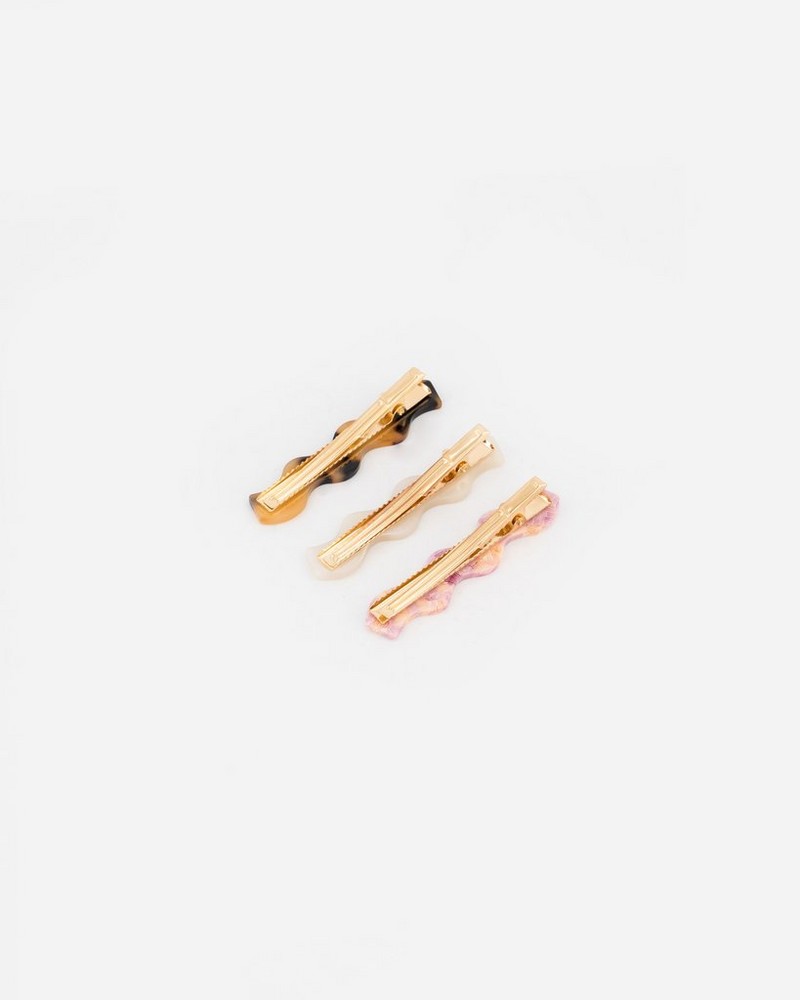 Women's Olympia Resin Hair Slides (3-Pack)