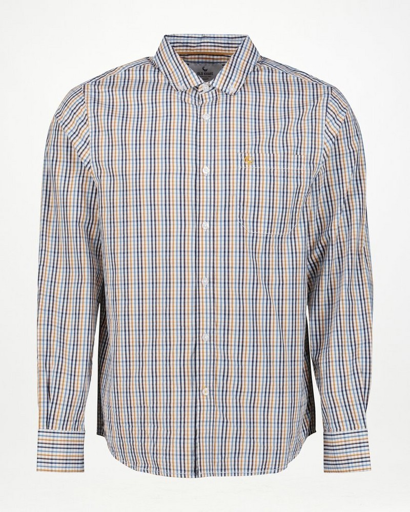 Men’s Zozo Gingham Check Slim Fit Shirt