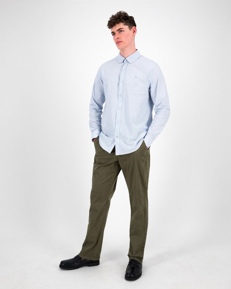 Men’s Bruce Seersucker Stripe Shirt