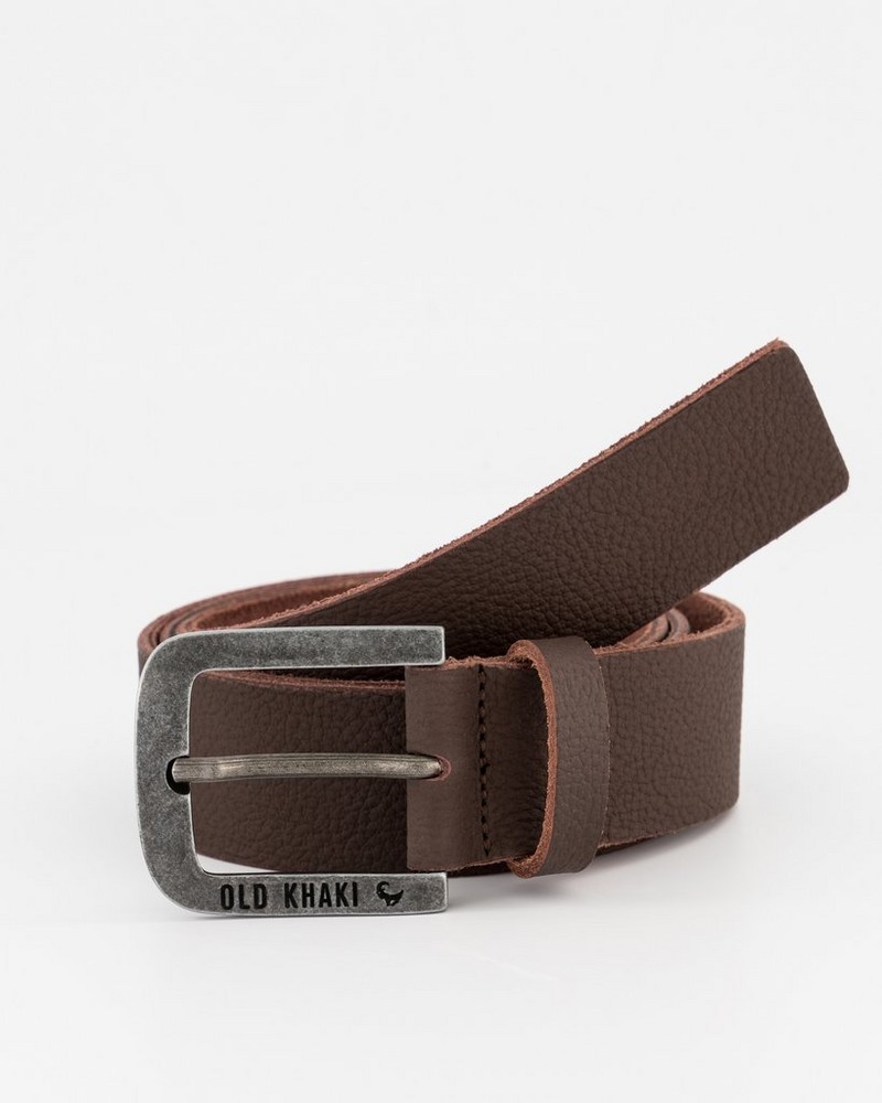 Men’s Bennett Branded Leather Belt