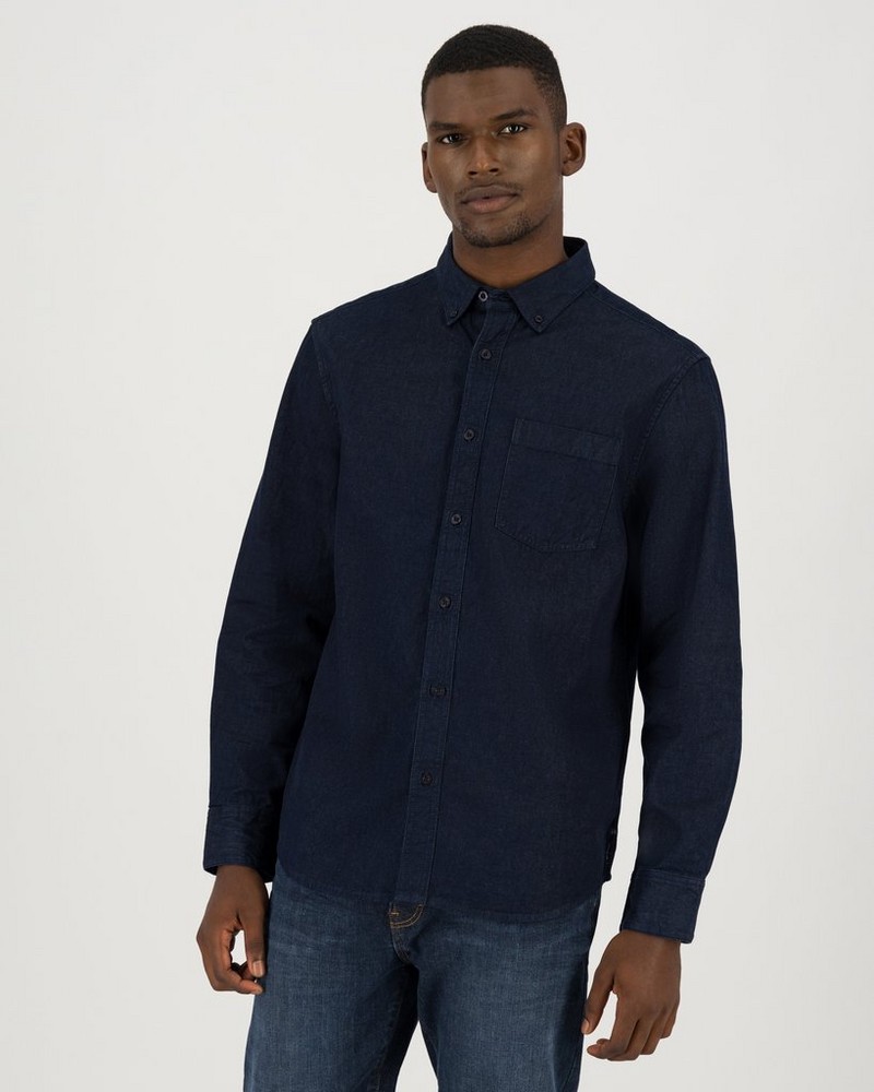 Men's Axel Regular Fit Denim Shirt