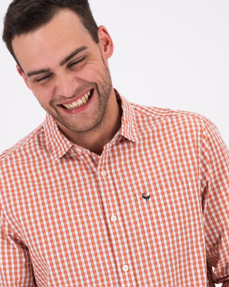 Men’s Charl Gingham Slim Fit Shirt