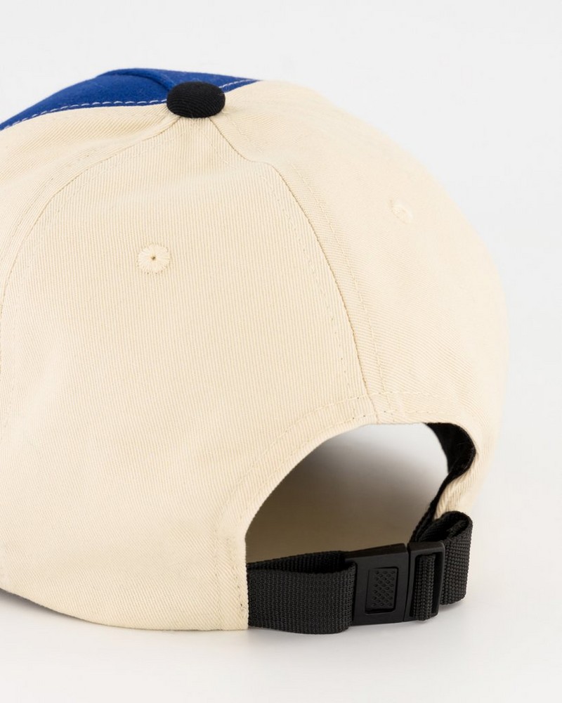 Men’s Ruki Badge Detail Colour-Block Peak Cap
