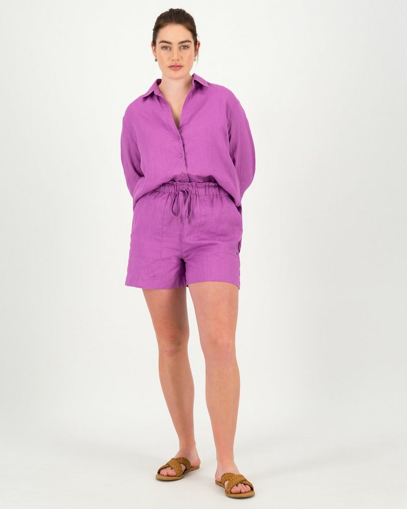 Women's Maya Linen Shorts