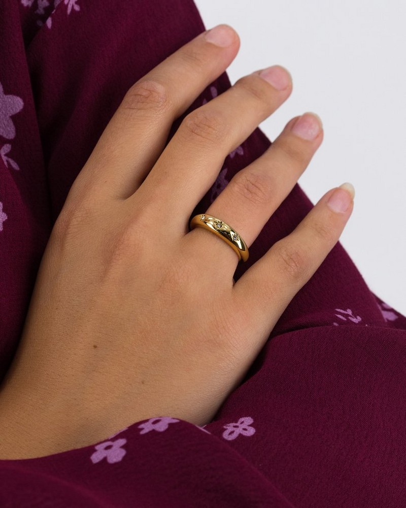Old Khaki x byCara Women’s Stars Chunky Ring
