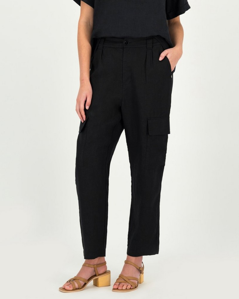Women's Audrey Linen Utility Pants