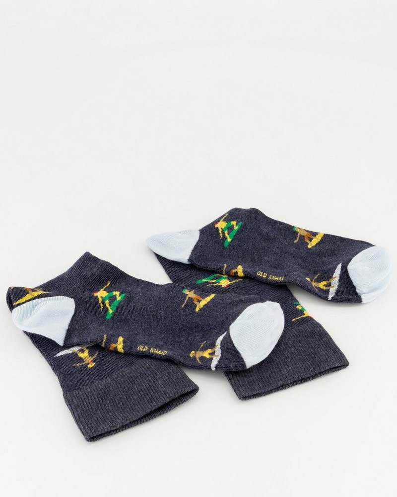 Men’s Sasha Surfboard Print Socks